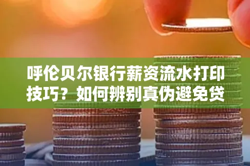 呼伦贝尔银行薪资流水打印技巧?如何辨别真伪避免贷款风险?