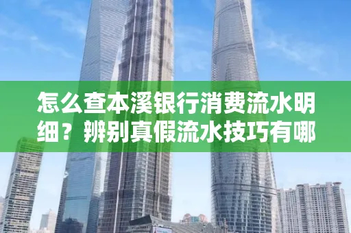 怎么查本溪银行消费流水明细?辨别真假流水技巧有哪些?