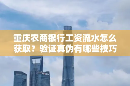 重庆农商银行工资流水怎么获取?验证真伪有哪些技巧?