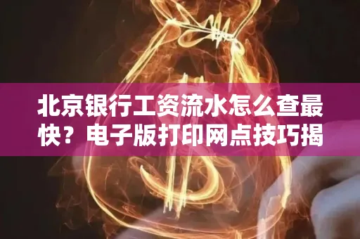 北京银行工资流水怎么查最快?电子版打印网点技巧揭秘