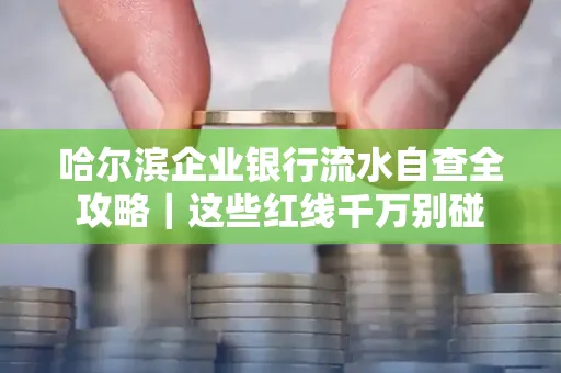 哈尔滨企业银行流水自查全攻略|这些红线千万别碰