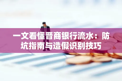 一文看懂晋商银行流水：防坑指南与造假识别技巧
