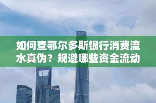如何查鄂尔多斯银行消费流水真伪？规避哪些资金流动风险？防范要点解析