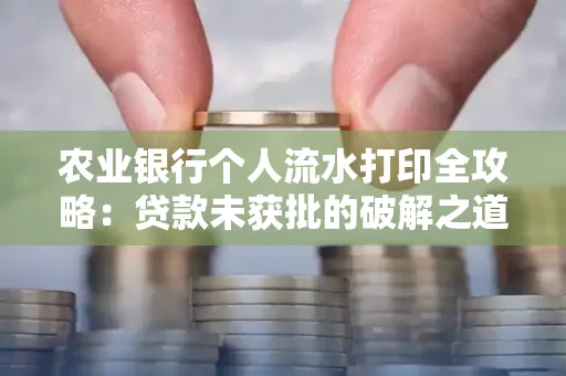 农业银行个人流水打印全攻略：贷款未获批的破解之道