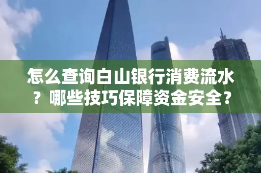 怎么查询白山银行消费流水？哪些技巧保障资金安全？